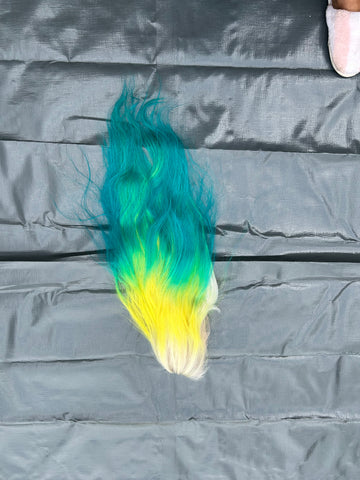 BRAND NEW AQUA LONG WIG