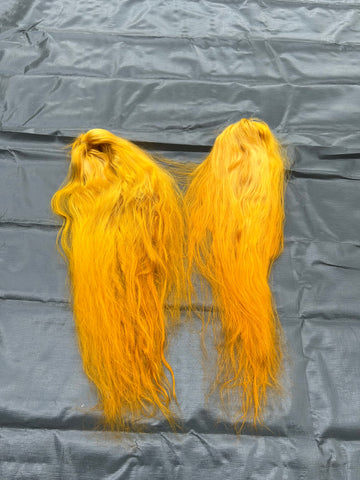 32 inches ORANGE WIG