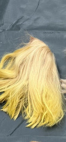YELLOW TIPS BLONDE BOB